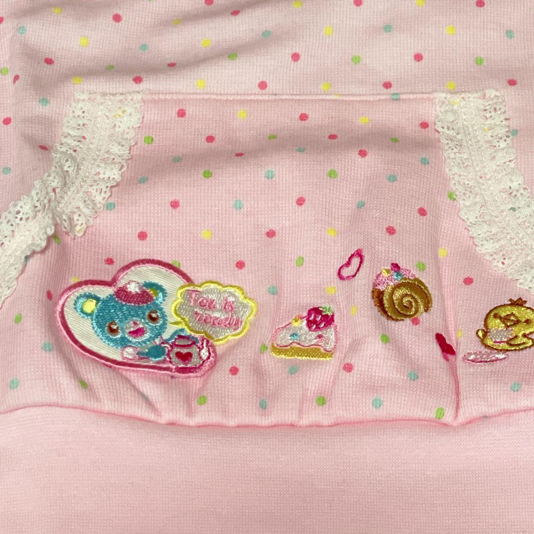 メゾピアノ　みみぽぽちゃん　Tシャツ トップス ピンク　美品　平成レトロ