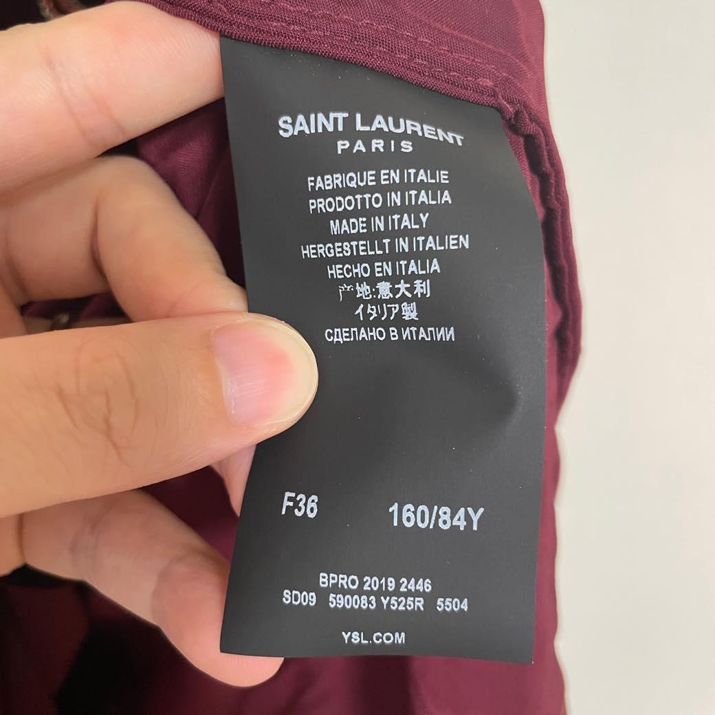 サンローラン ヴァカレロ期 レーヨン×キュプラ ベロア ジャケット