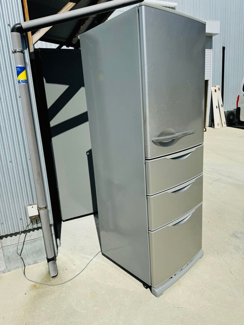 SANYO サンヨー 冷蔵庫 冷凍庫 動作品 大容量 357L 製氷 家庭用