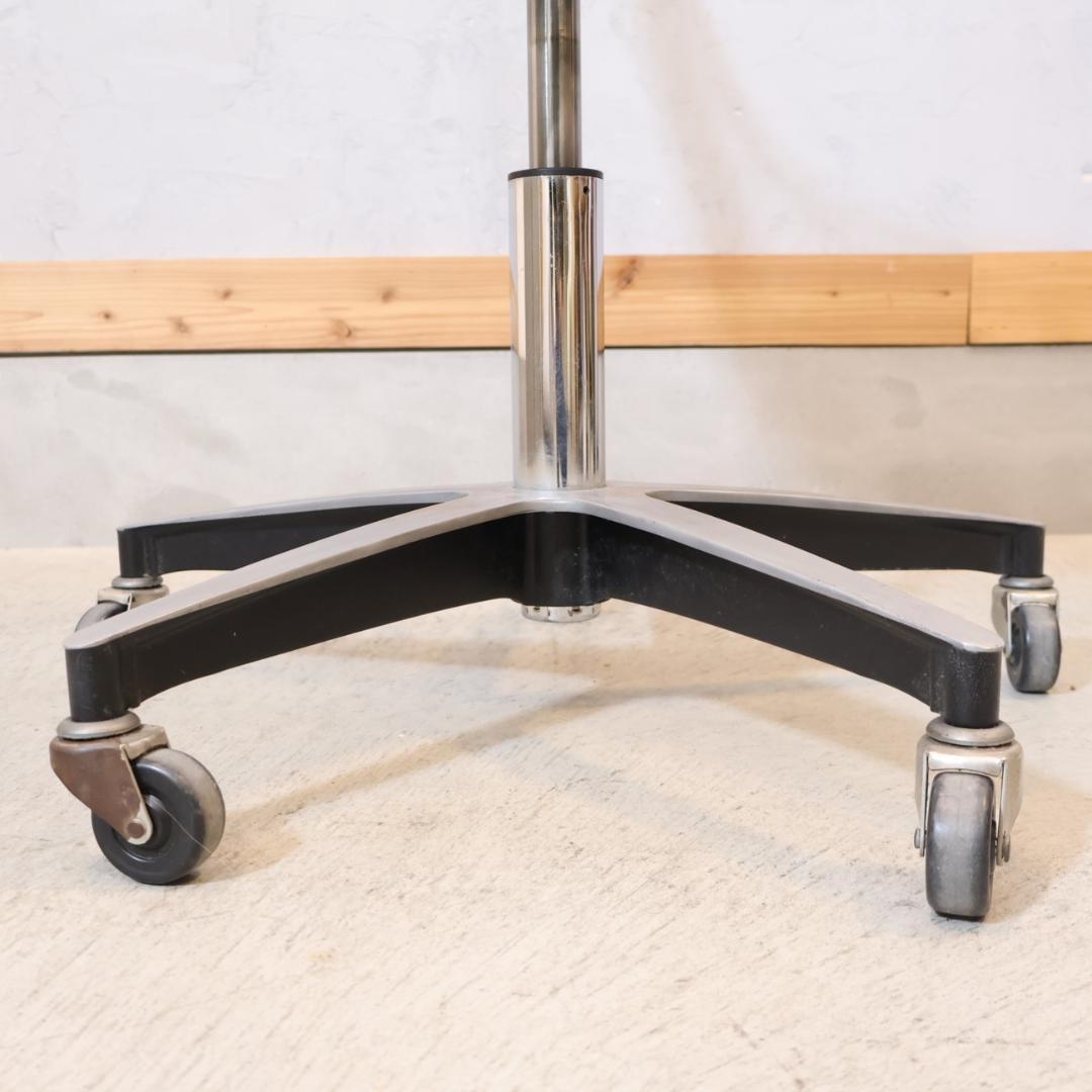 モダニカ ワイヤーチェア ブラック ローリングベース サイドシェル イームズ