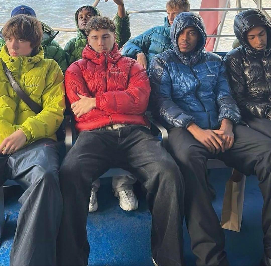 モンベル mont bell アルパイン ダウンパーカー レッド L 廃盤