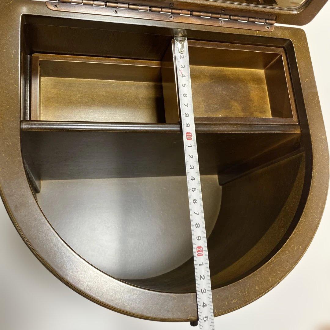 インテルナ南條　鏡台　パリの雑貨屋　木製　レース　メイクボックス　化粧台　1点