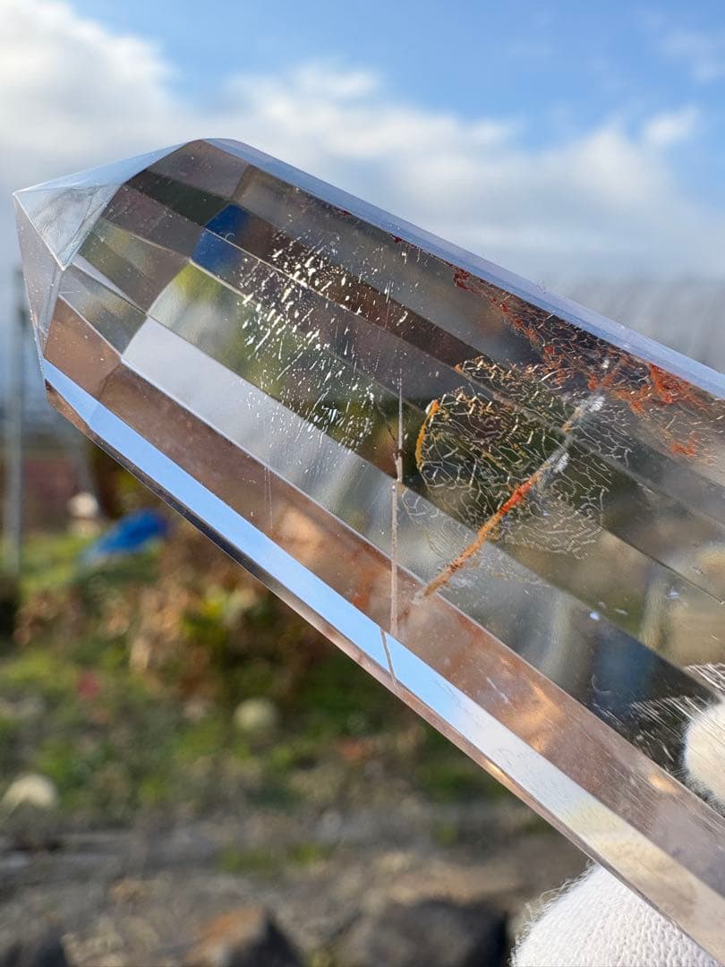 ❤️超レア9cm 虹入り浮く紋　高品質レムリアンシード　12面体ヴォーゲルワンド