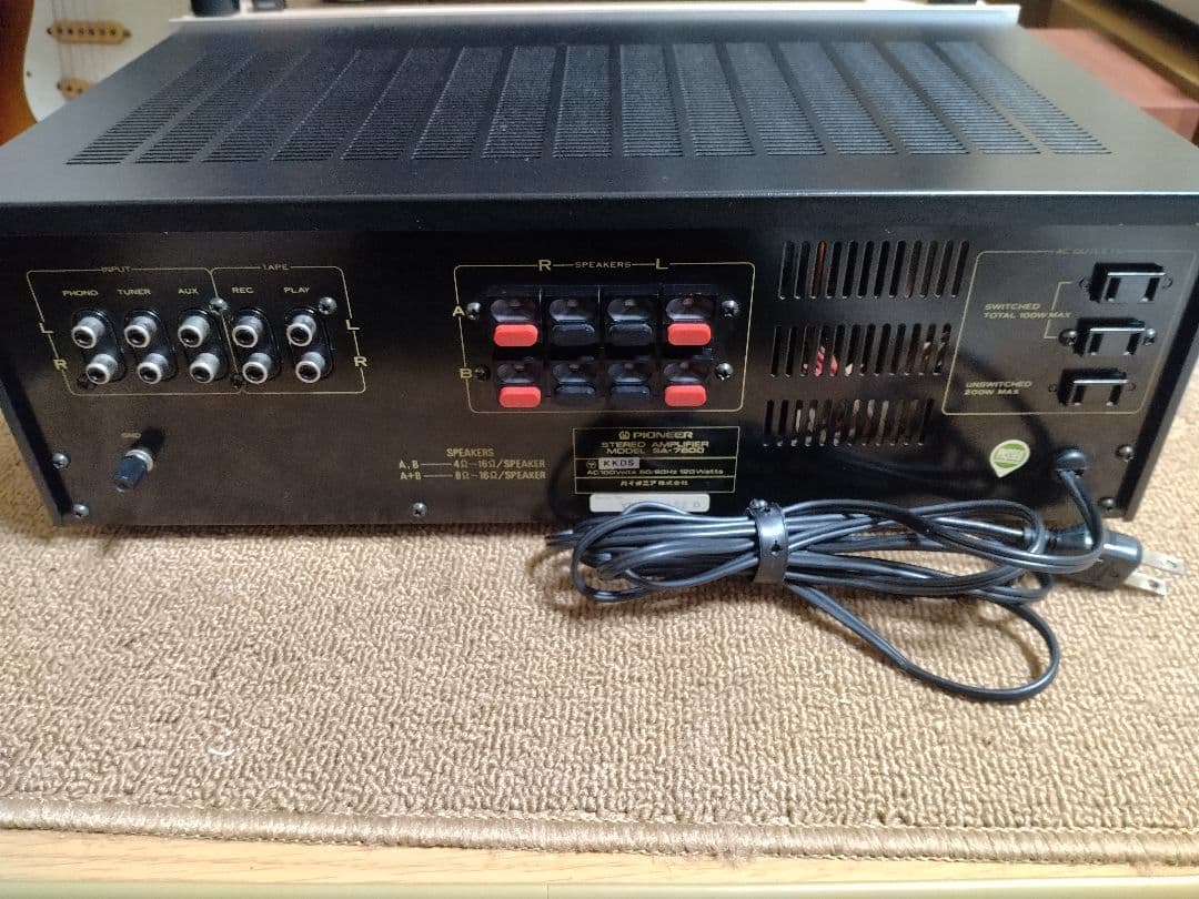 整備済! 美品 Pioneer パイオニア SA-7600 プリメインアンプ