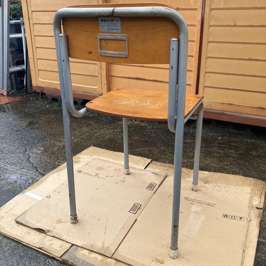 4点セット チトセ 学校 椅子 レトロ CDHK