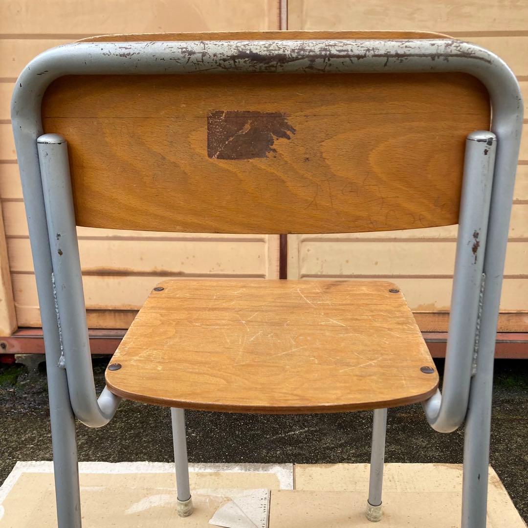 4点セット チトセ 学校 椅子 レトロ CDHK