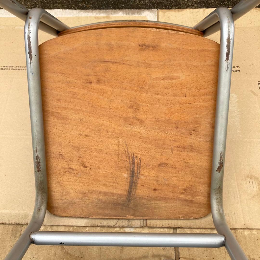 4点セット チトセ 学校 椅子 レトロ CDHK