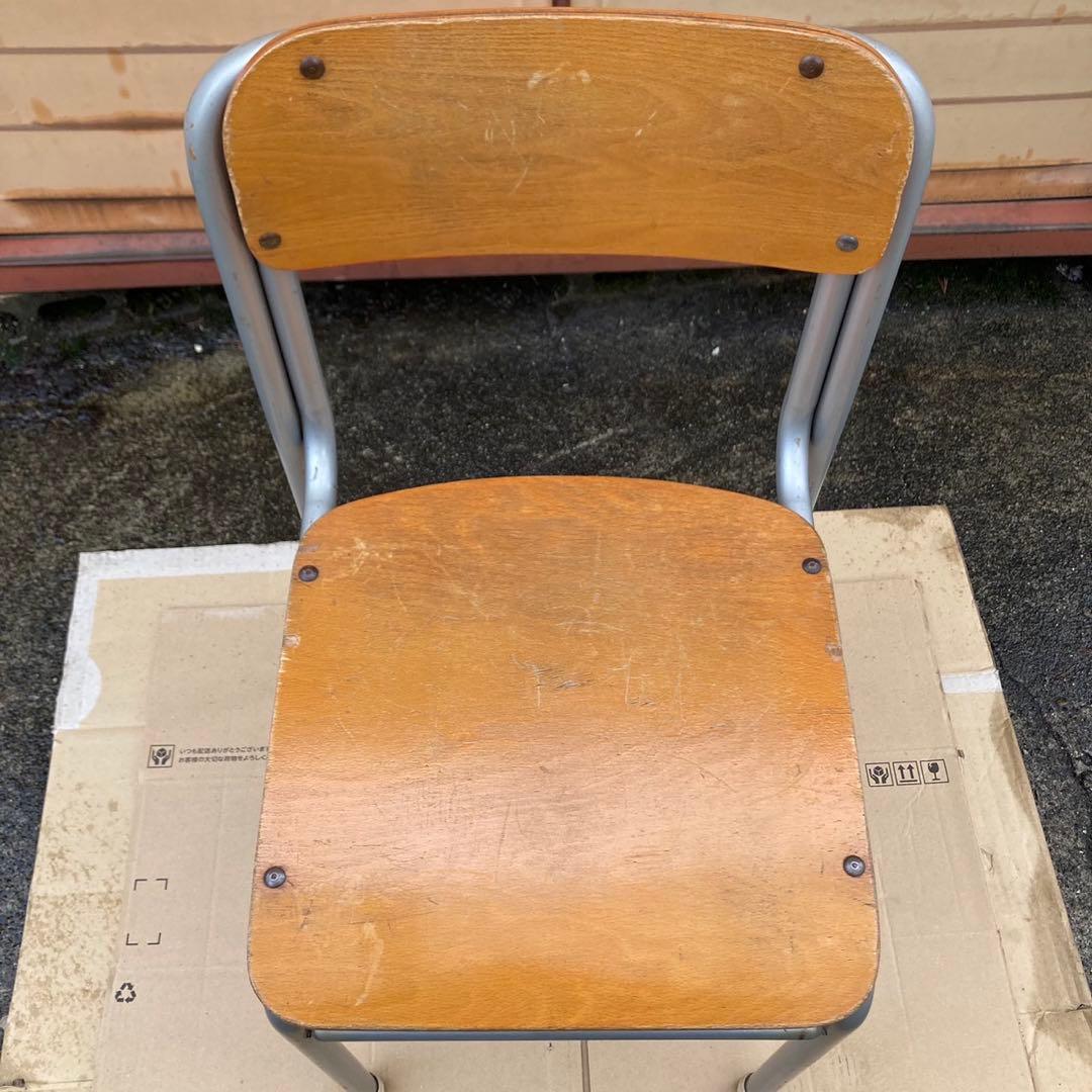 4点セット チトセ 学校 椅子 レトロ CDHK