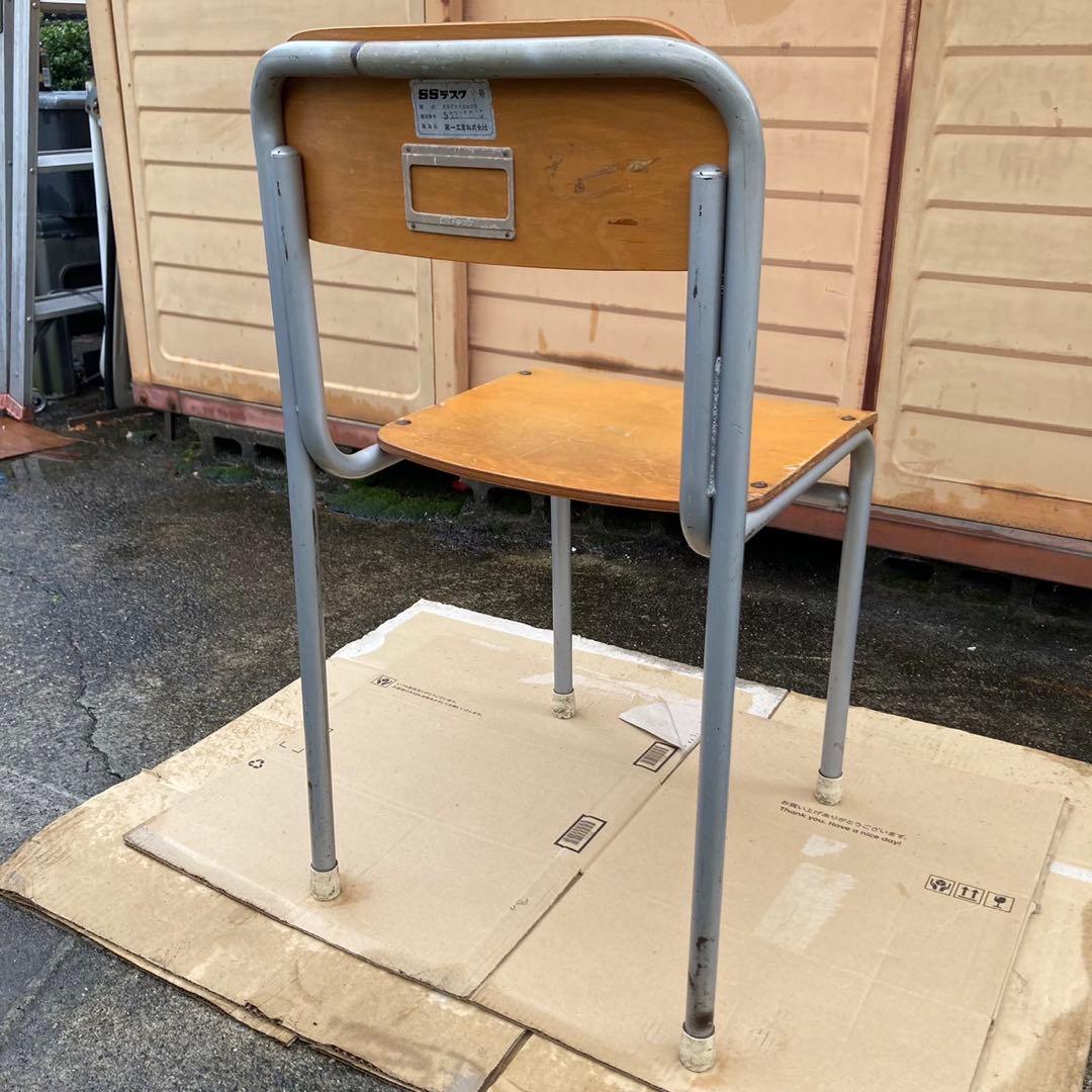 4点セット チトセ 学校 椅子 レトロ CDHK
