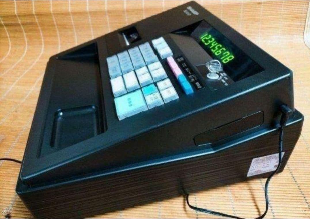 シャープレジスター　XE-A147　PC連携売上管理フル設定無料　307006