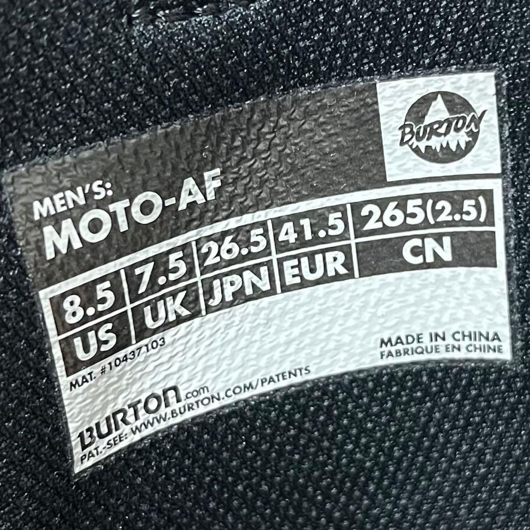 【即日発送】BURTON スノボブーツMOTO-AF モトエーエフ 26.5cm