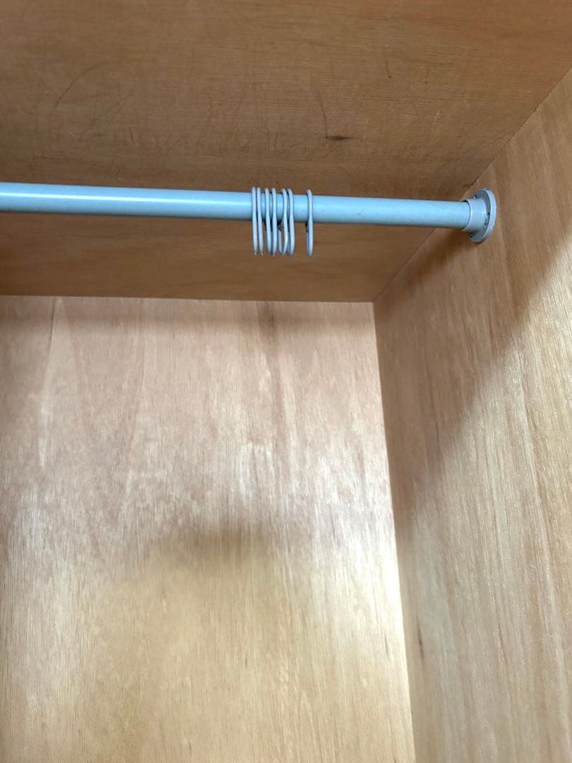 最終お値下げ！木製洋服ダンス　オフホワイト　シンプル　平成レトロ