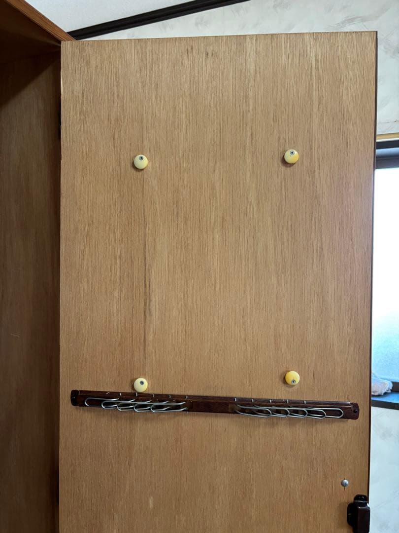 最終お値下げ！木製洋服ダンス　オフホワイト　シンプル　平成レトロ