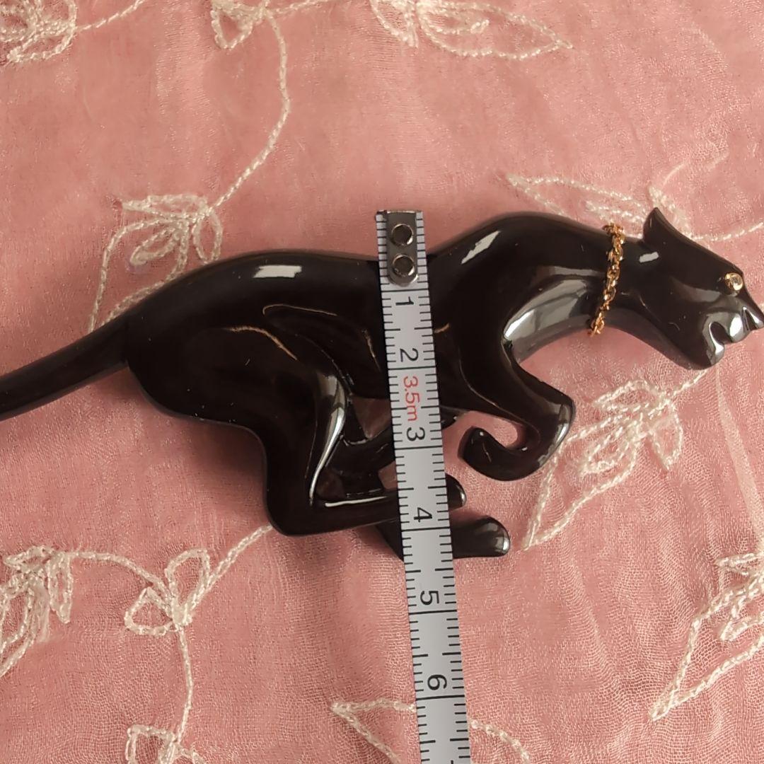 ★お値下げ★本鼈甲ピューマモチーフブローチ