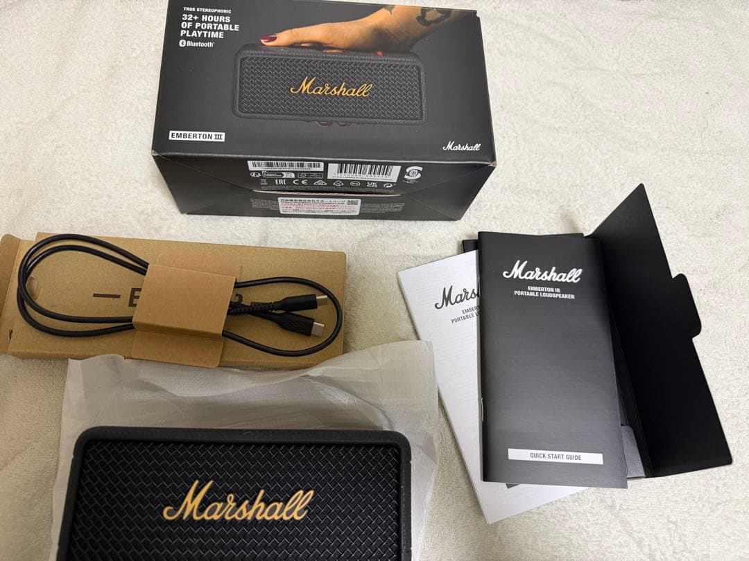 ポータブルスピーカー EMBERTON III BLACK