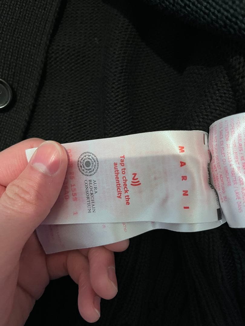 MARNI 25FW 定番コットンダメージニット