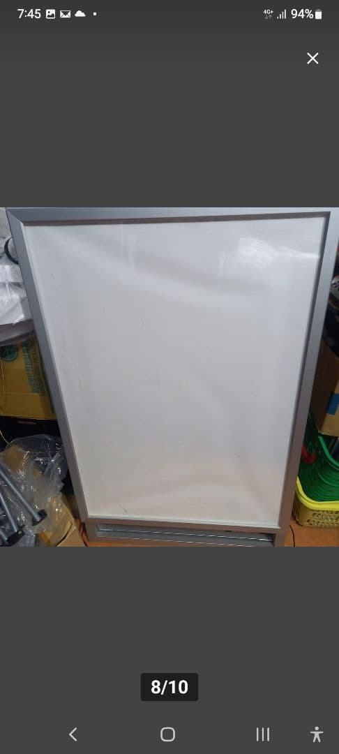 LED両面屋外看板 電源アダプター付き　高さ100cm　幅63cm　開口68cm