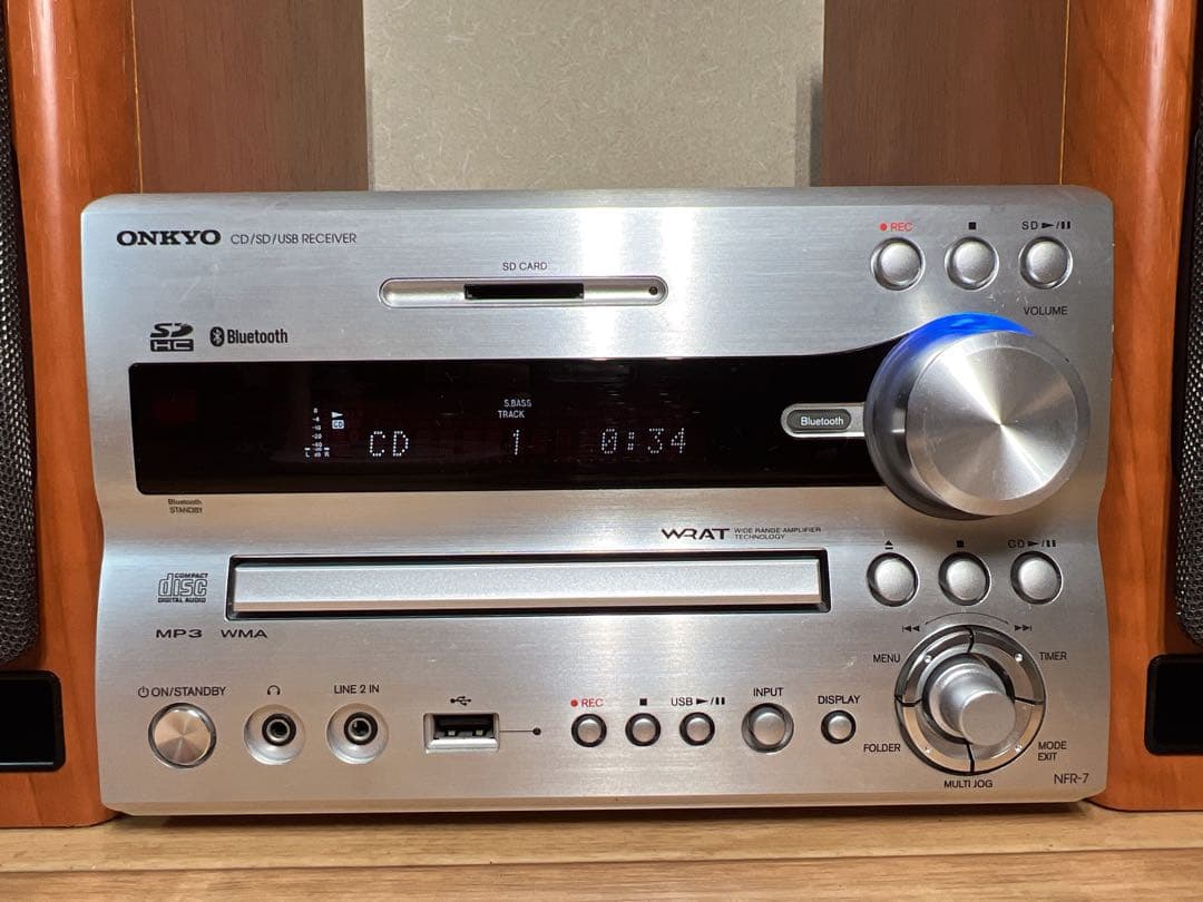 ONKYO NFR-7ミニコンポ CD/SD/USB/Bluetooth