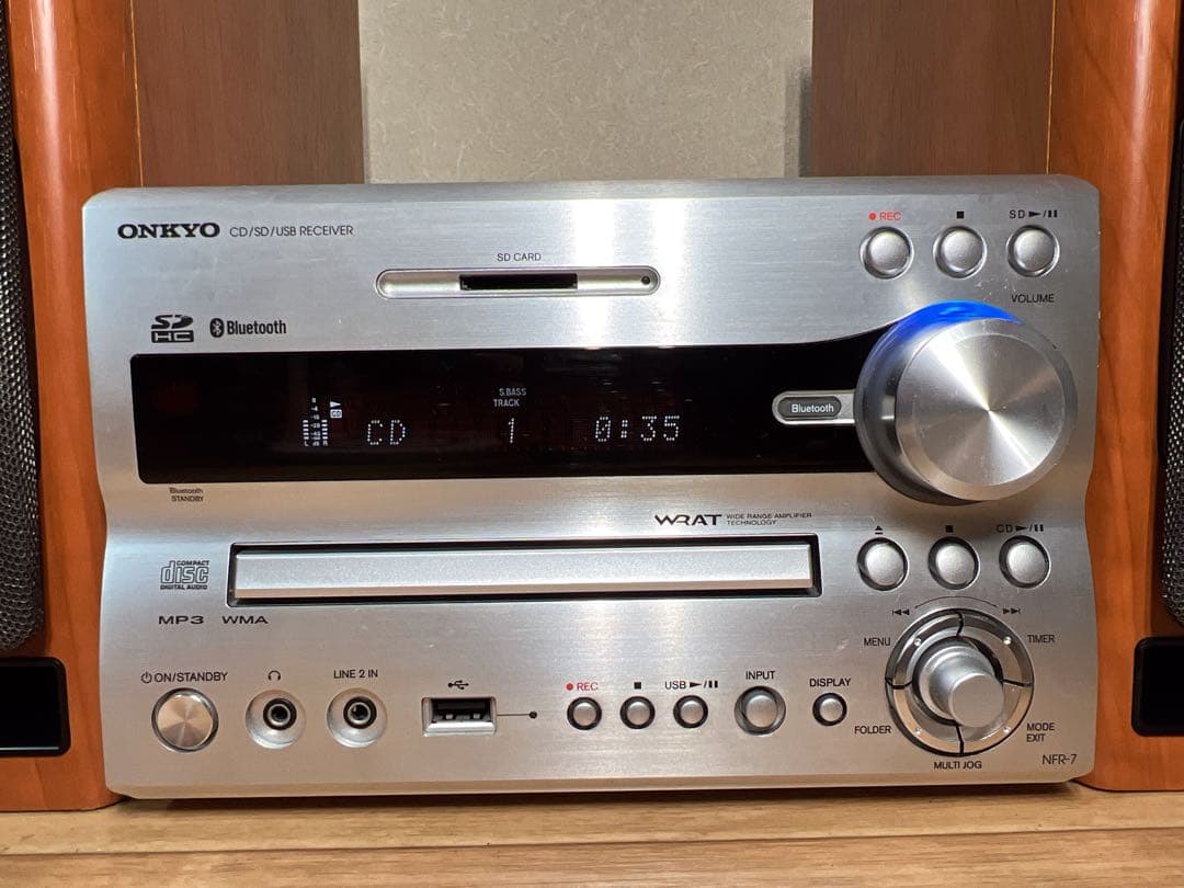 ONKYO NFR-7ミニコンポ CD/SD/USB/Bluetooth
