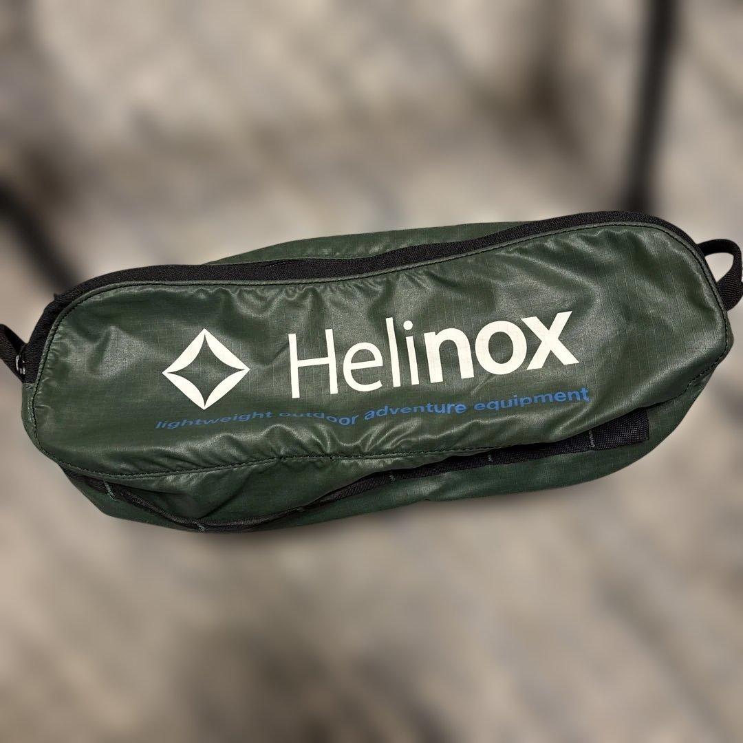 Helinox アウトドアチェア ダークグリーン