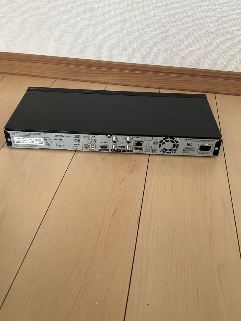 SHARP AQUOS アクオスブルーレイディスクレコーダー2B-C10CW