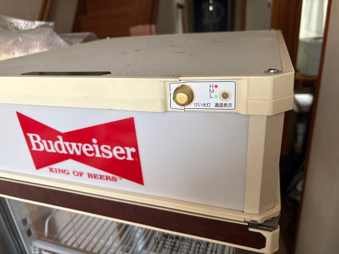 ■希少■Sanyo ショーケース 冷蔵庫　バドワイザー 什器アメリカンビンテージ