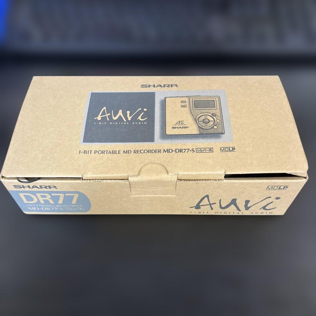 SHARP 1ビットポータブルMDレコーダー　MD-DR77