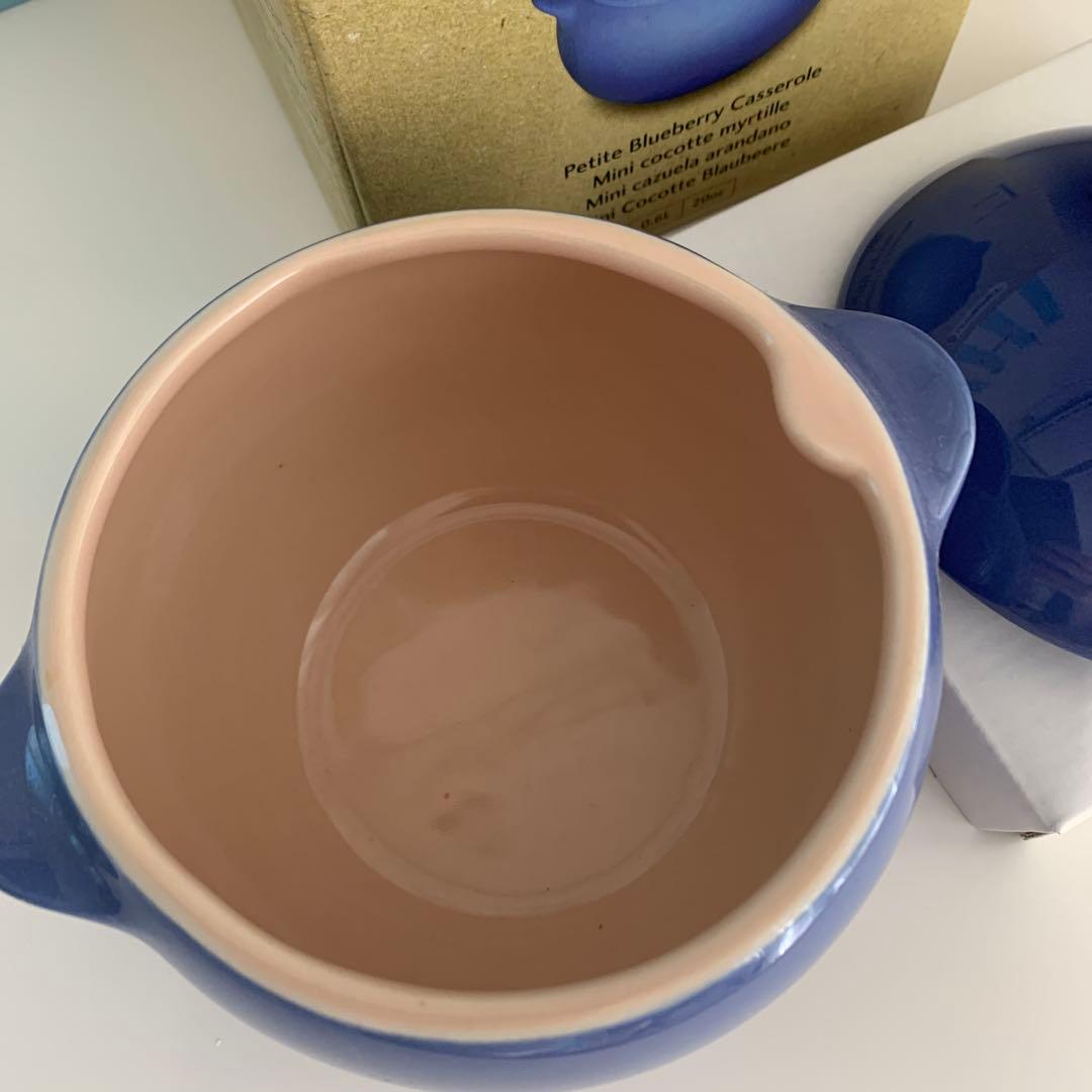 ルクルーゼ　プチブルーベリーキャセロール　ミニココット