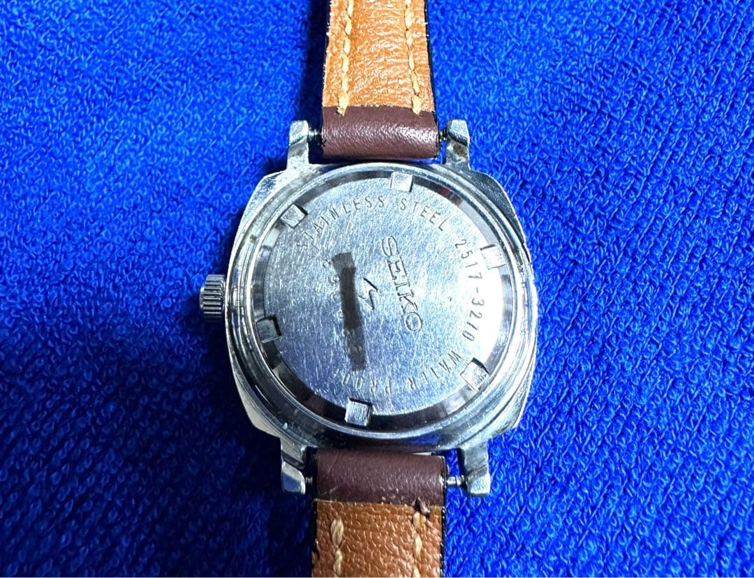 セイコー マチックレディーダイバー２５１７ー３２７０　赤カレンダー フルＯＨ済