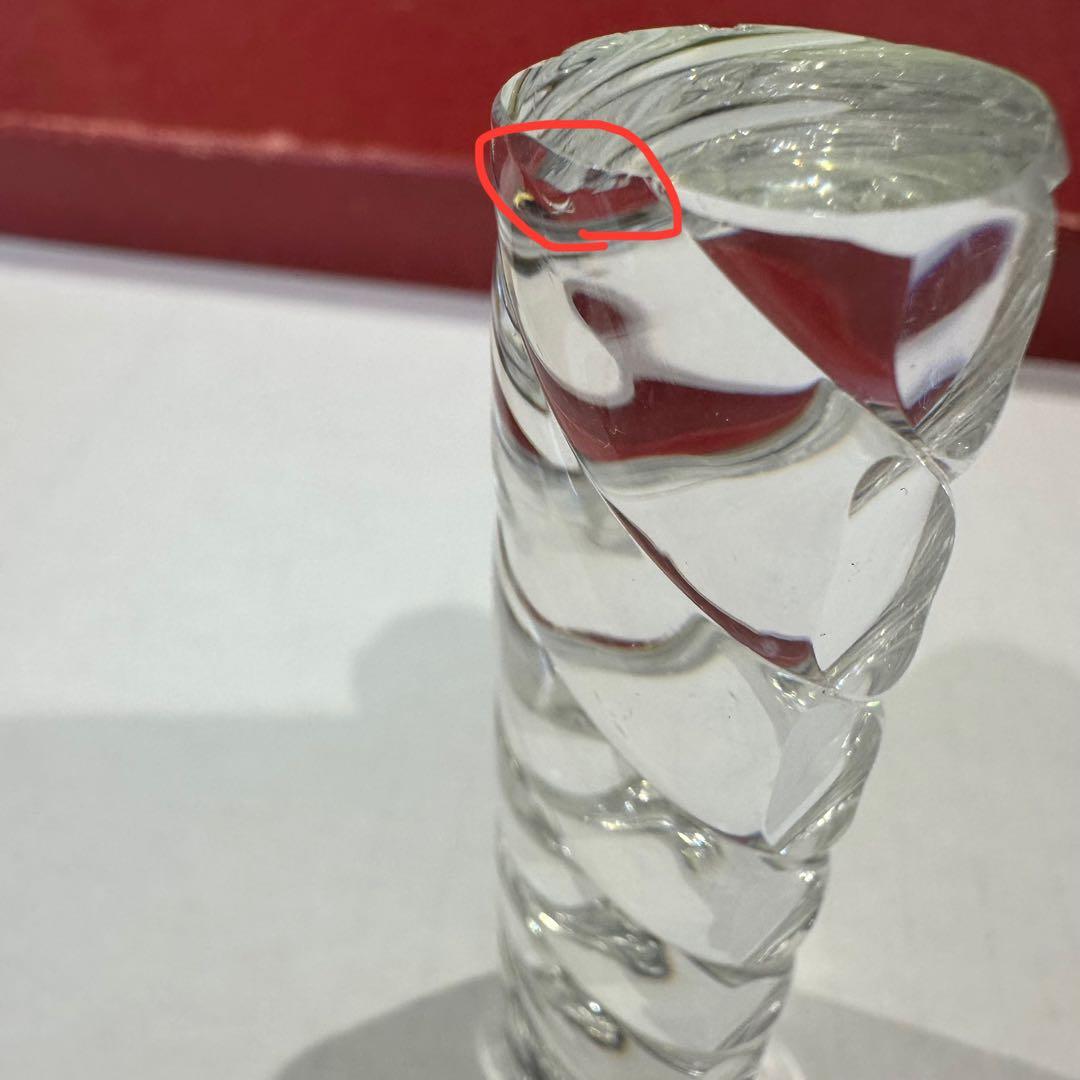 【美品】Baccarat バカラ ナイフレスト バンブー 箸置き12本入り