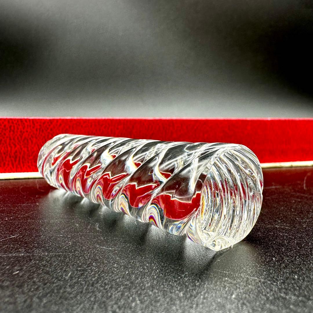 【美品】Baccarat バカラ ナイフレスト バンブー 箸置き12本入り