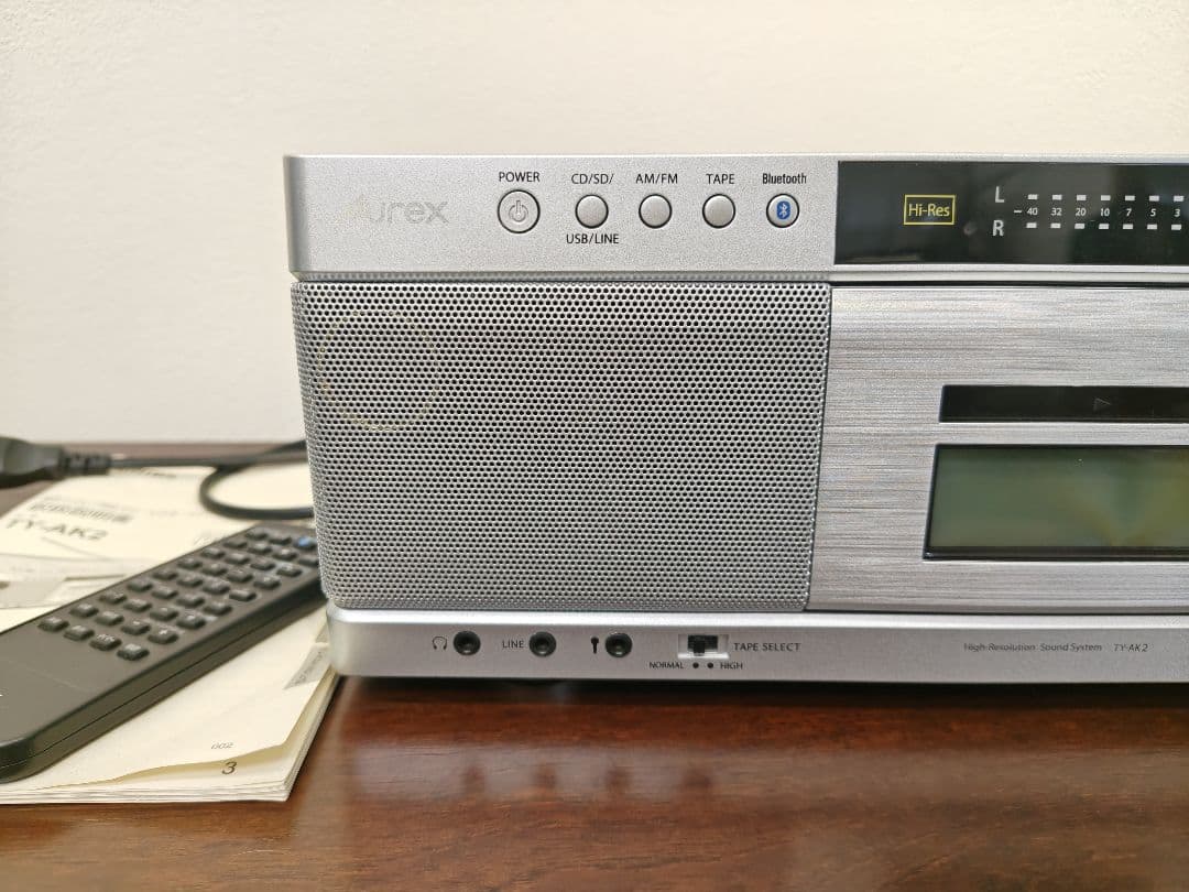 Aurex ハイレゾ/SD/USB/CDラジオカセットレコーダー TY-AK2