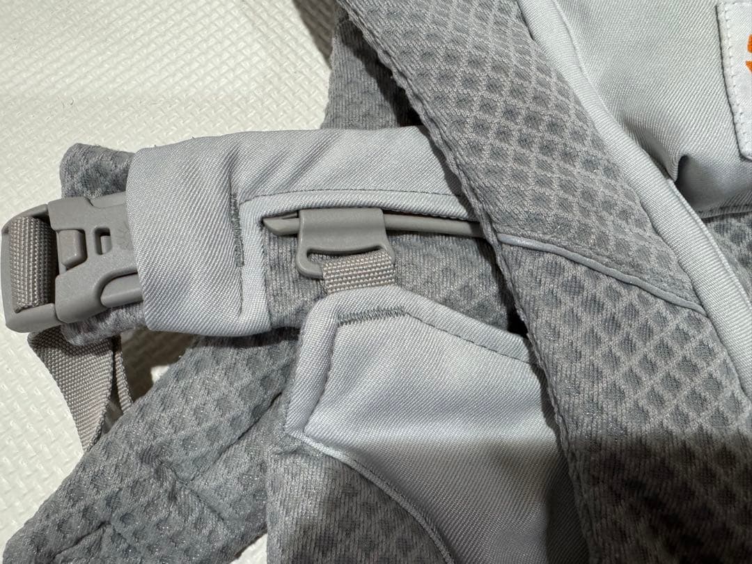 【美品】エルゴ オムニブリーズ ポーチ説明書付き パールグレー スタイタオル