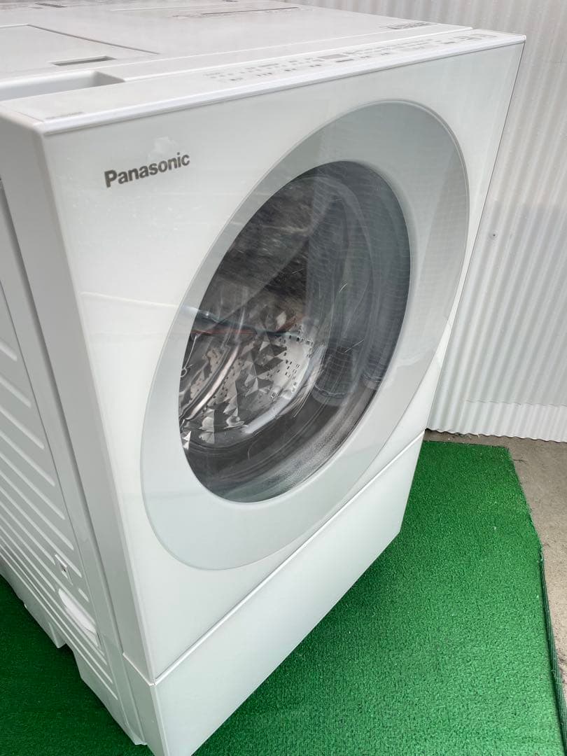 938パナソニック キューブル おしゃれマットホワイト ドラム式洗濯乾燥機 単身