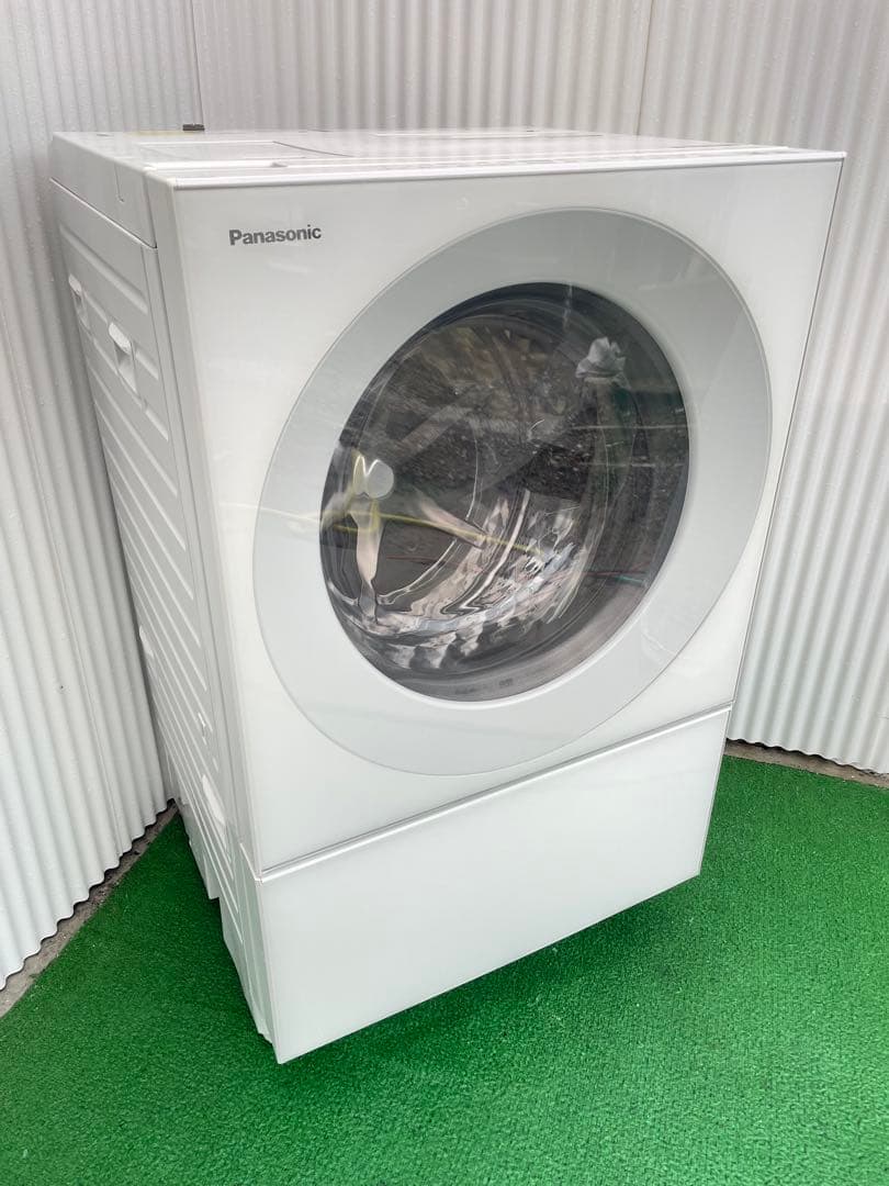 938パナソニック キューブル おしゃれマットホワイト ドラム式洗濯乾燥機 単身