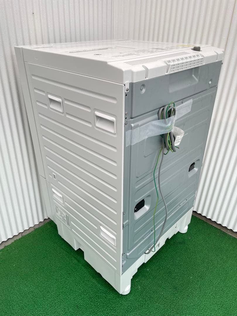 938パナソニック キューブル おしゃれマットホワイト ドラム式洗濯乾燥機 単身