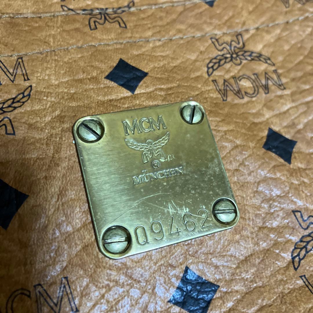 MCM ロゴトートバッグ ブラウン　値下げ不可