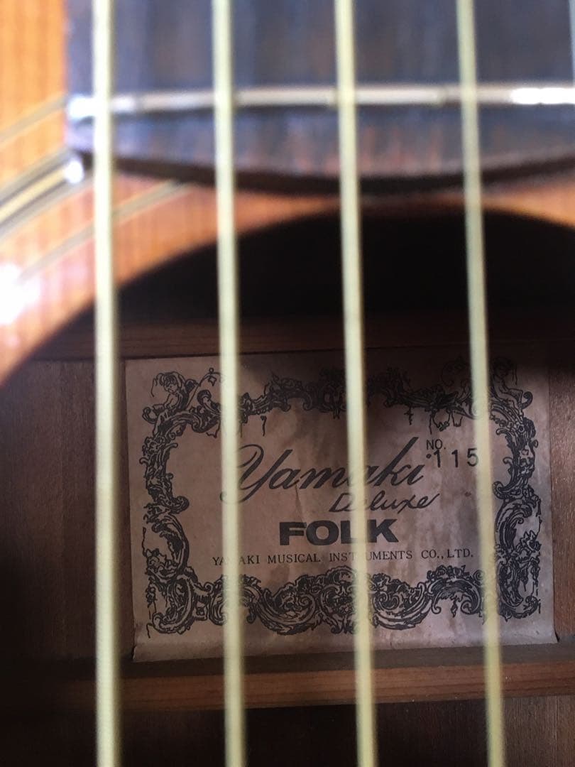 YAMAKI Deluxe no115 アコースティックギター　ハードケース付