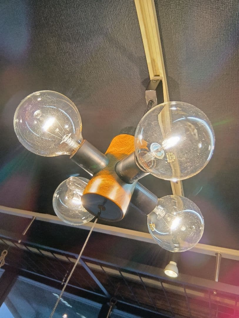 極希少　1970's　ナショナル　ミッドセンチュリー　モダン　ウッディー　ライト