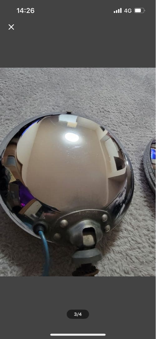 マーシャル フォグランプ イエローレンズ MARCHAL 当時物