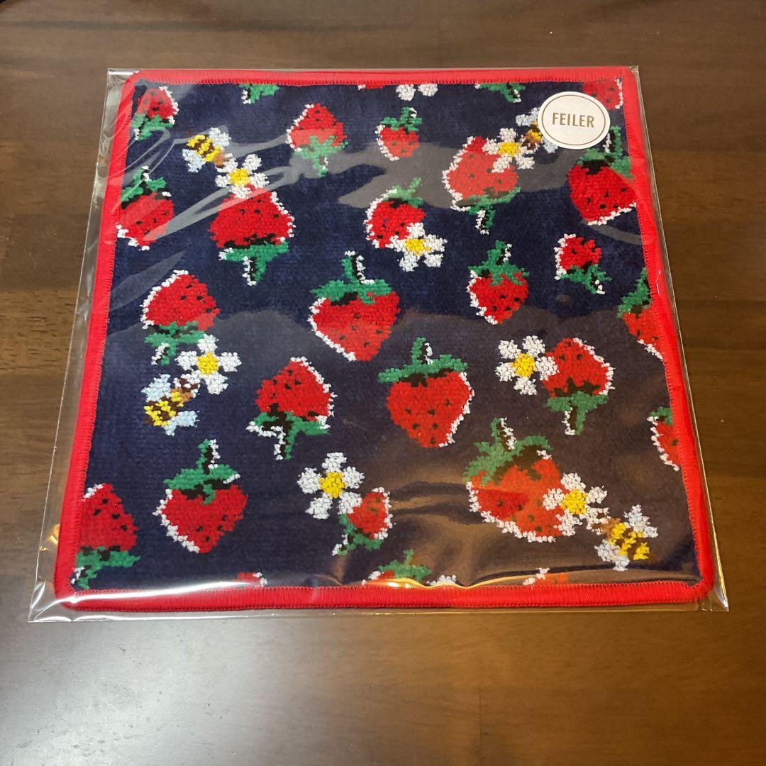 フェイラー　ミュベール　ハンカチ　ミュベールストロベリーセレナーデ　2枚セット