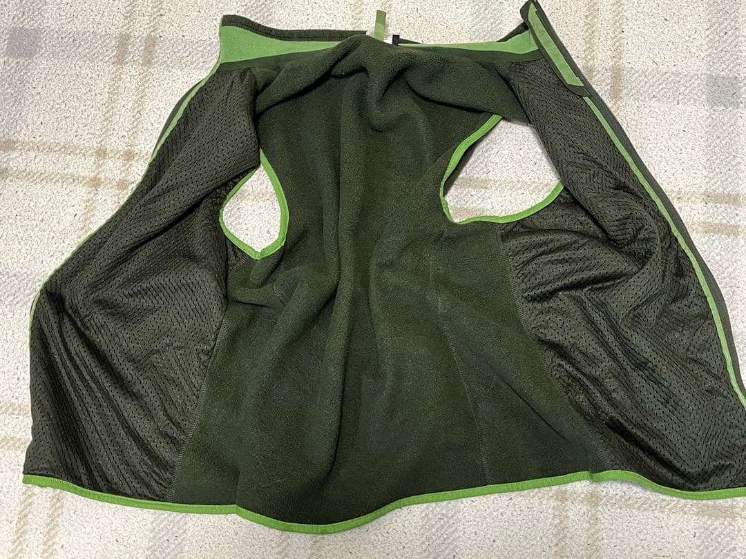 Patagonia フリースベスト ダークグリーン　L シンチラ