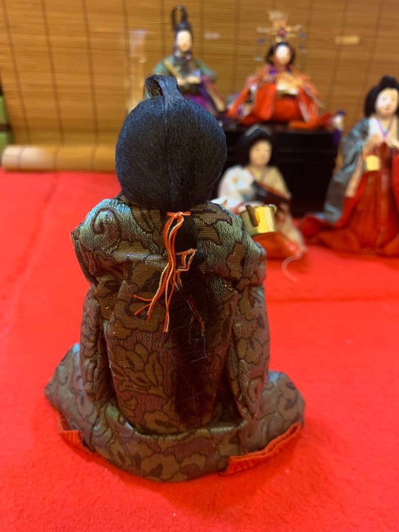 雛人形　お内裏様　アンティーク　蔵出し　大正　昭和初期