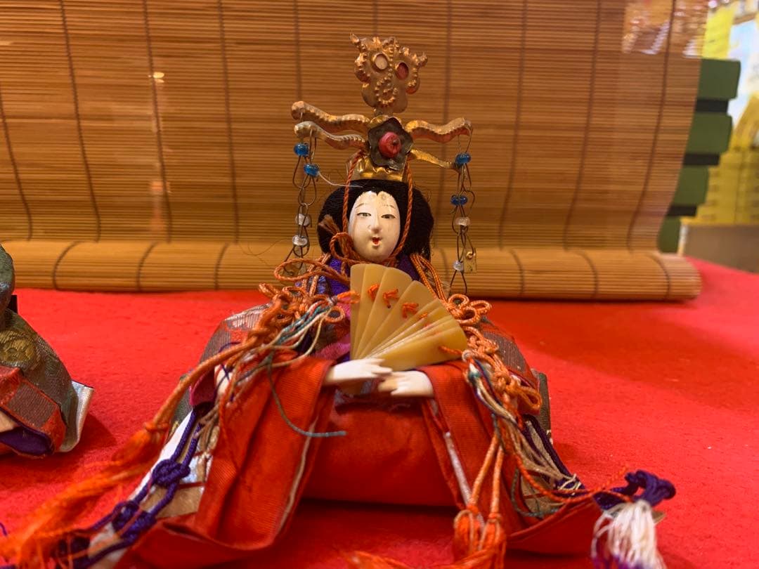 雛人形　お内裏様　アンティーク　蔵出し　大正　昭和初期