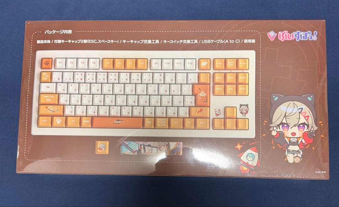 ぶいすぽっ！ VSPO! GEAR ゲーミングキーボード小森めとEdition