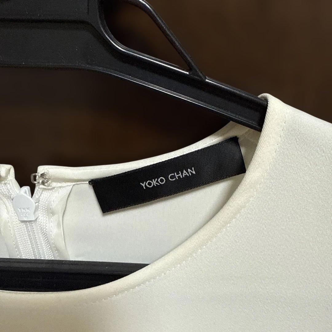 美品 YOKO CHAN フリル付き長袖シャツ