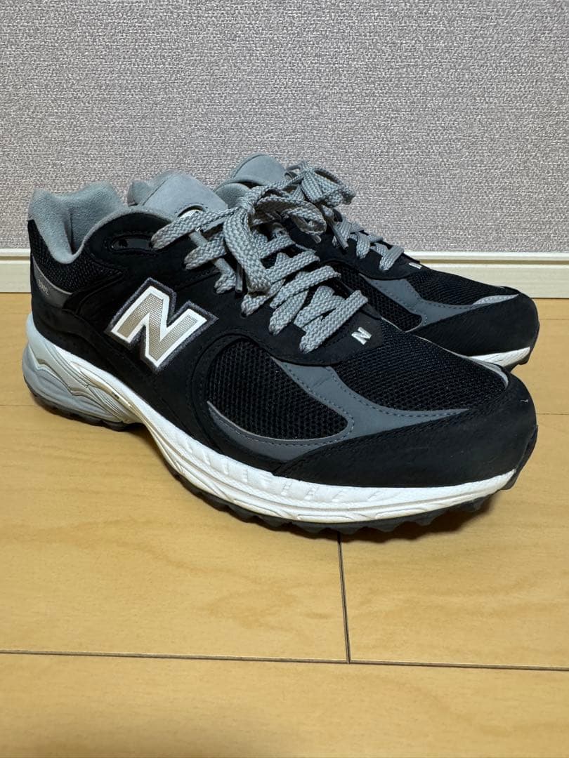 ニューバランス ゴルフシューズ UGS2002F　ブラック/グレー　25cm