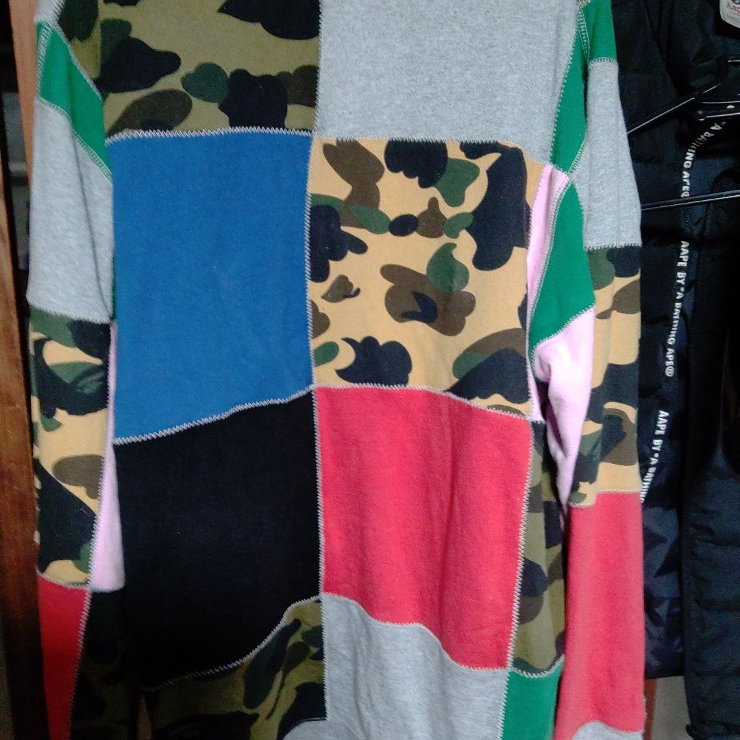 アベイシングエイプAape スウェット・キャップ・ダウンベスト セット XL