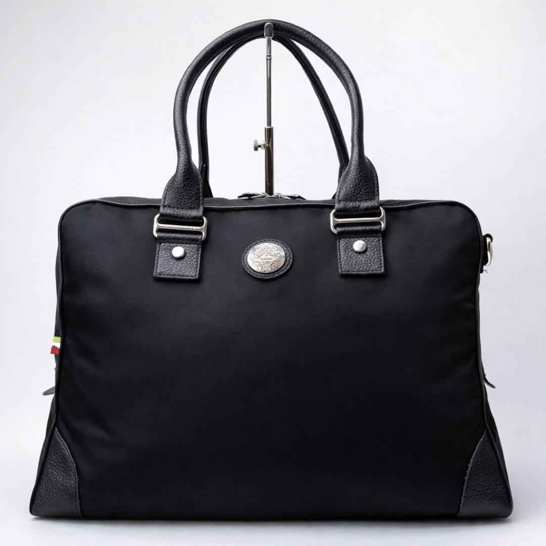良品 Orobianco シボ革 LIMONTA ビジネスバッグ f624