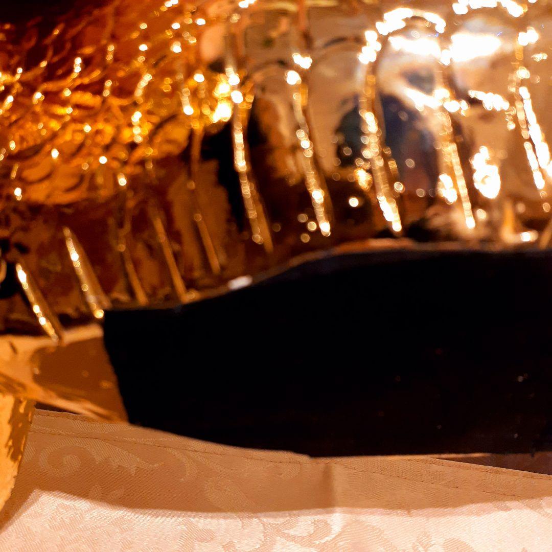 輸入雑貨　アニマルオブジェ　クリスタル&24金仕様　『クロコダイル』金色　縁起物